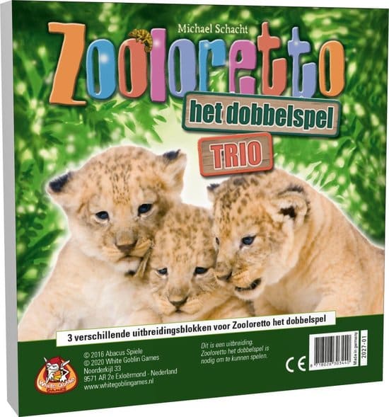Afbeelding van het spel Zooloretto: het dobbelspel Trio (variatiebloks)