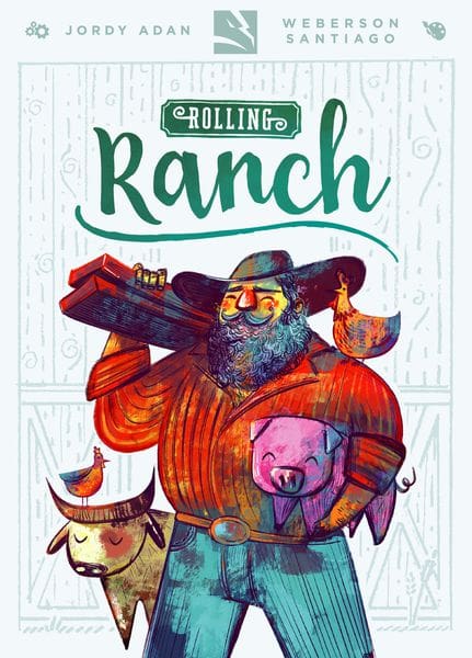 Afbeelding van het spelletje Rolling Ranch Roll & Write game