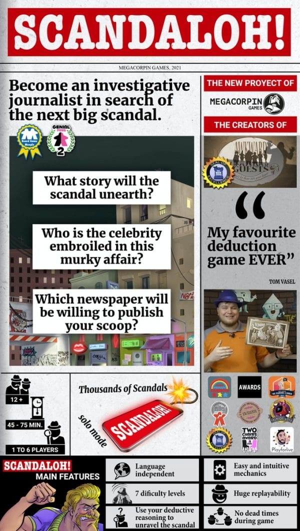 Scandaloh (kickstarter editie) - Afbeelding 3