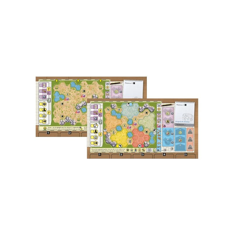 Afbeelding van het spel Ark Nova - Dierentuinplattegrond SET 1